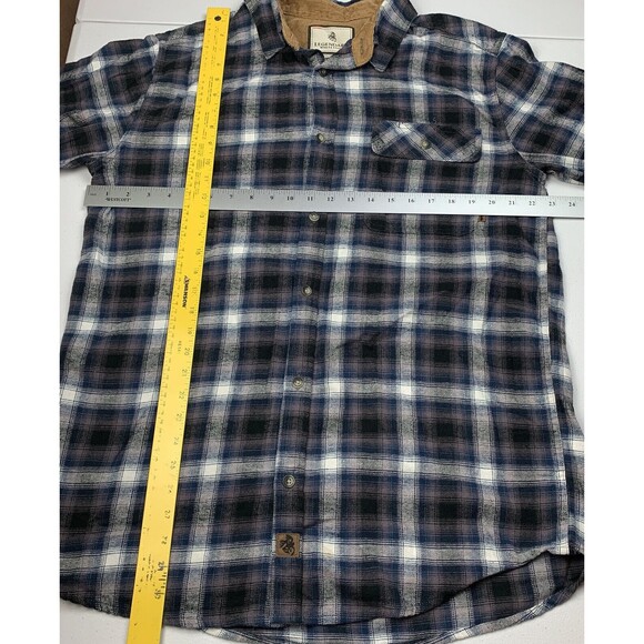 Legendary Whitetails Original Buck Camp Long Sleeve Flannel Button LT Large TALL - Picture 6 of 7